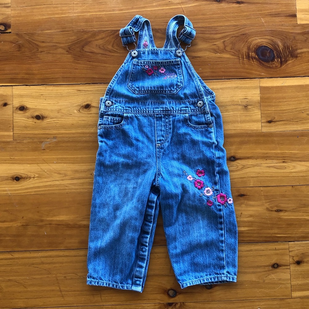 OshKosh B’Gosh Flower Overalls